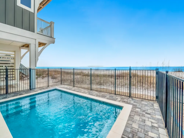 Luxurious Port St. Joe Beach Rental Six Bedroom Home with Pool & Beach Access